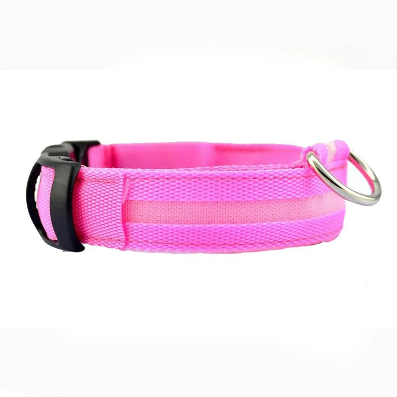 Stylish Leopard Print LED Dog Collar