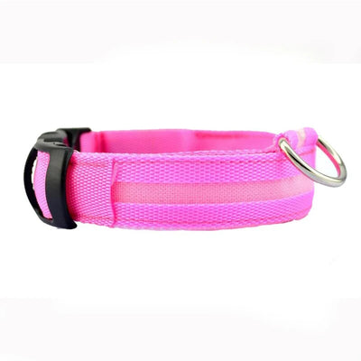 Stylish Leopard Print LED Dog Collar