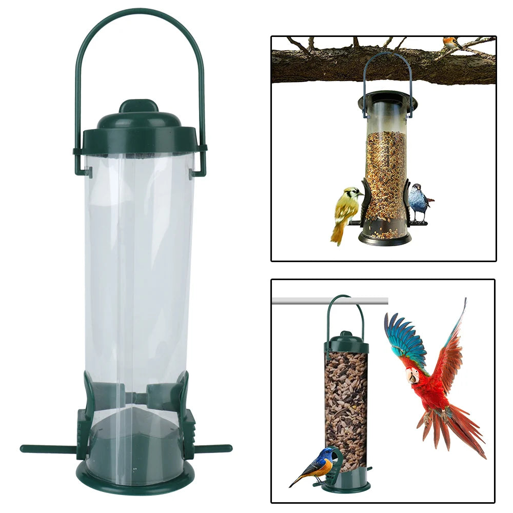 Hanging Bird Feeder Pet Supplies Outdoor Decoration Wild Bird Seed Feeder Garden Paddock Bird Feeding Tool