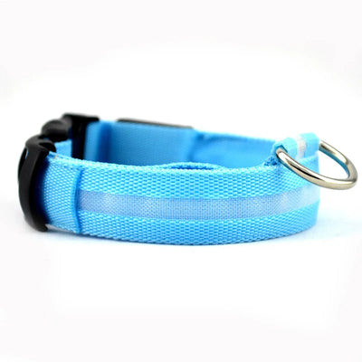 Stylish Leopard Print LED Dog Collar