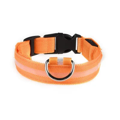 Stylish Leopard Print LED Dog Collar