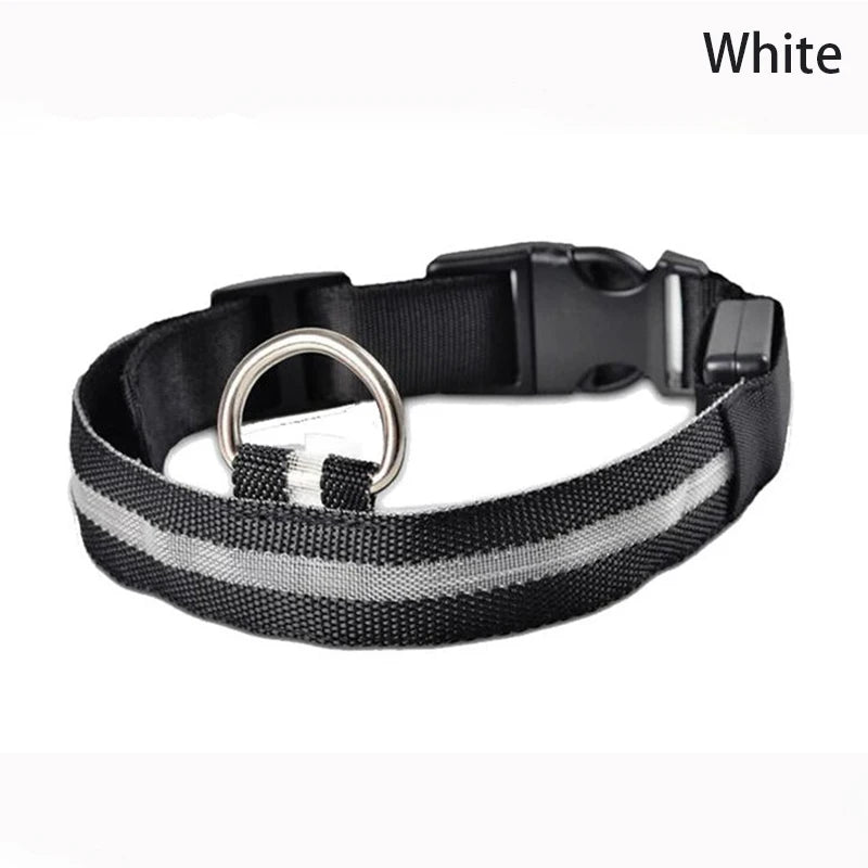 Stylish Leopard Print LED Dog Collar