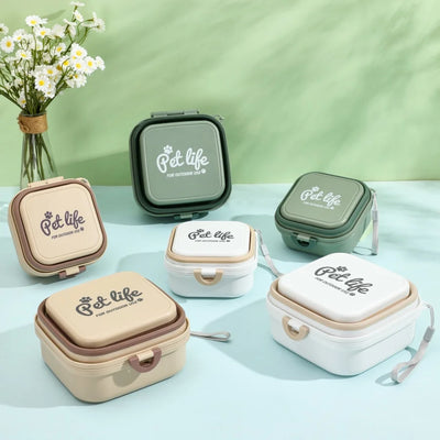 Thickened Folding Pet Bowls Outdoor