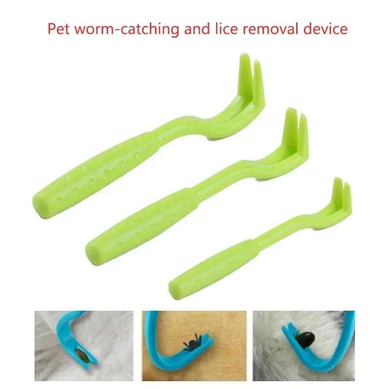 Pet cleaning dog flea removal lice snatching device pet lice removal device flea hook tick pet insect grab