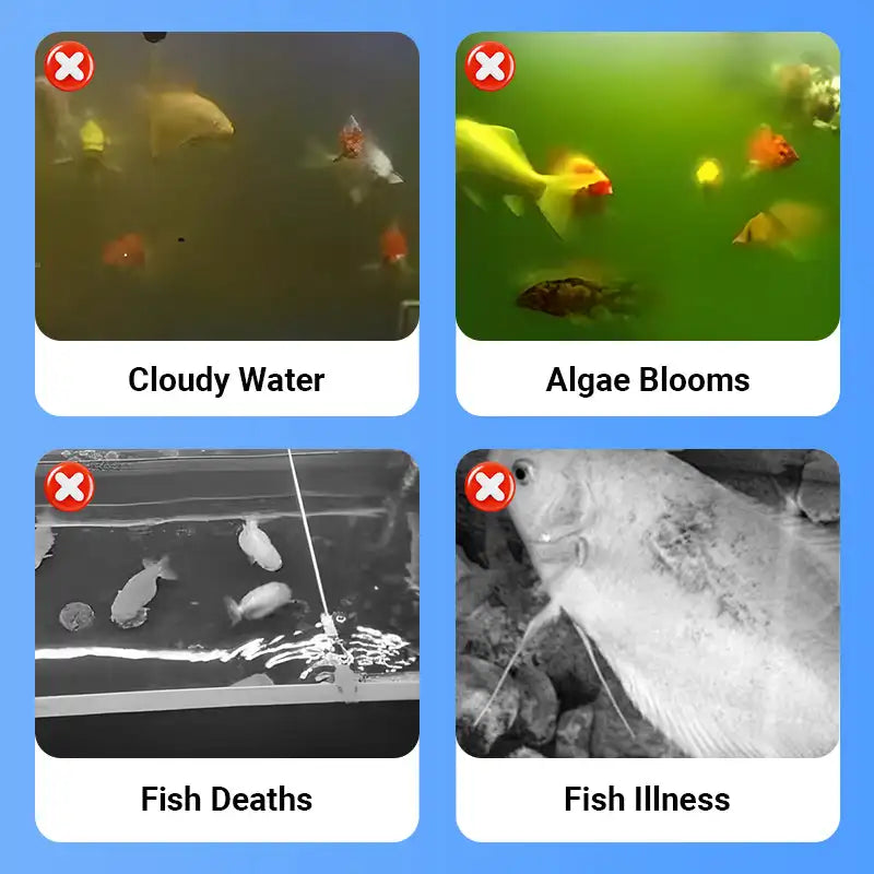 Fish Tank Water Powerful Cleaner 100ml Fish Tank Water Clarifying Agent For Cleaning Stains/Sludge /Controlling Algae Growth