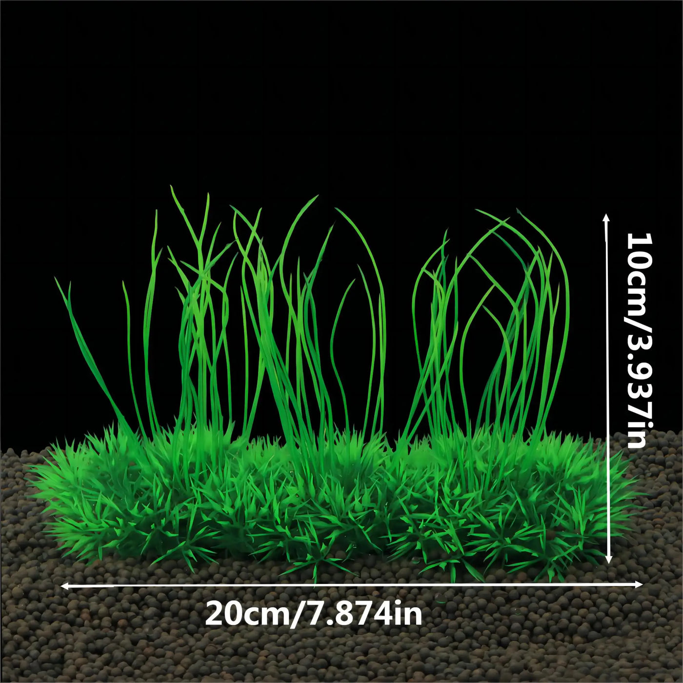 1 Pc Plastic Aquarium Water Plant Decoration Fish Tank Artificial Ornamental Green Grass Plant Underwater Water Plant Decoration
