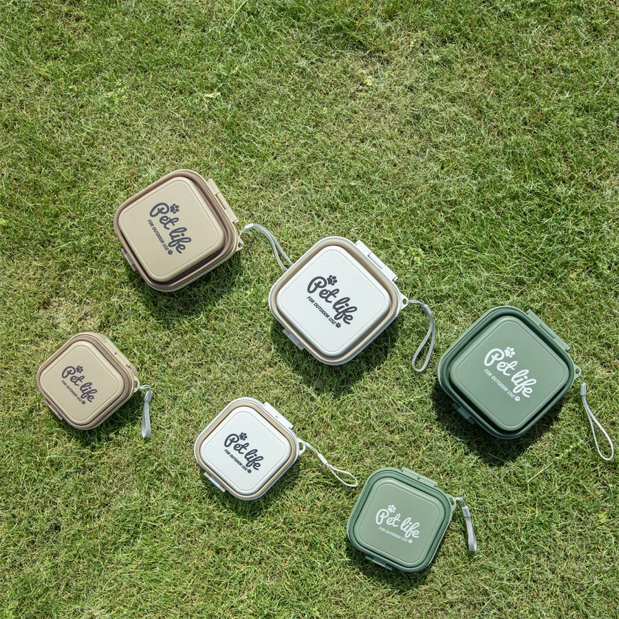 Thickened Folding Pet Bowls Outdoor