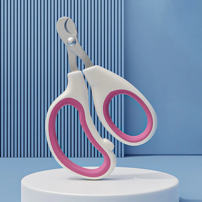 Stainless steel cat and dog nail trimmer featuring ergonomic grip for safe and precise claw care.