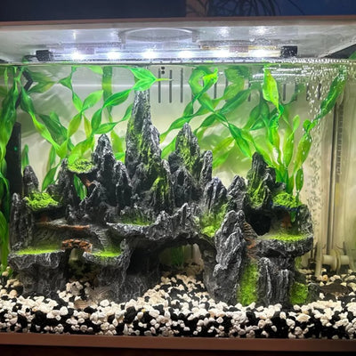 Aquarium Landscape Rockery Decoration Various Fish Tank Decorations Landscaping Decor Resin Ornaments Aquariums Accessories