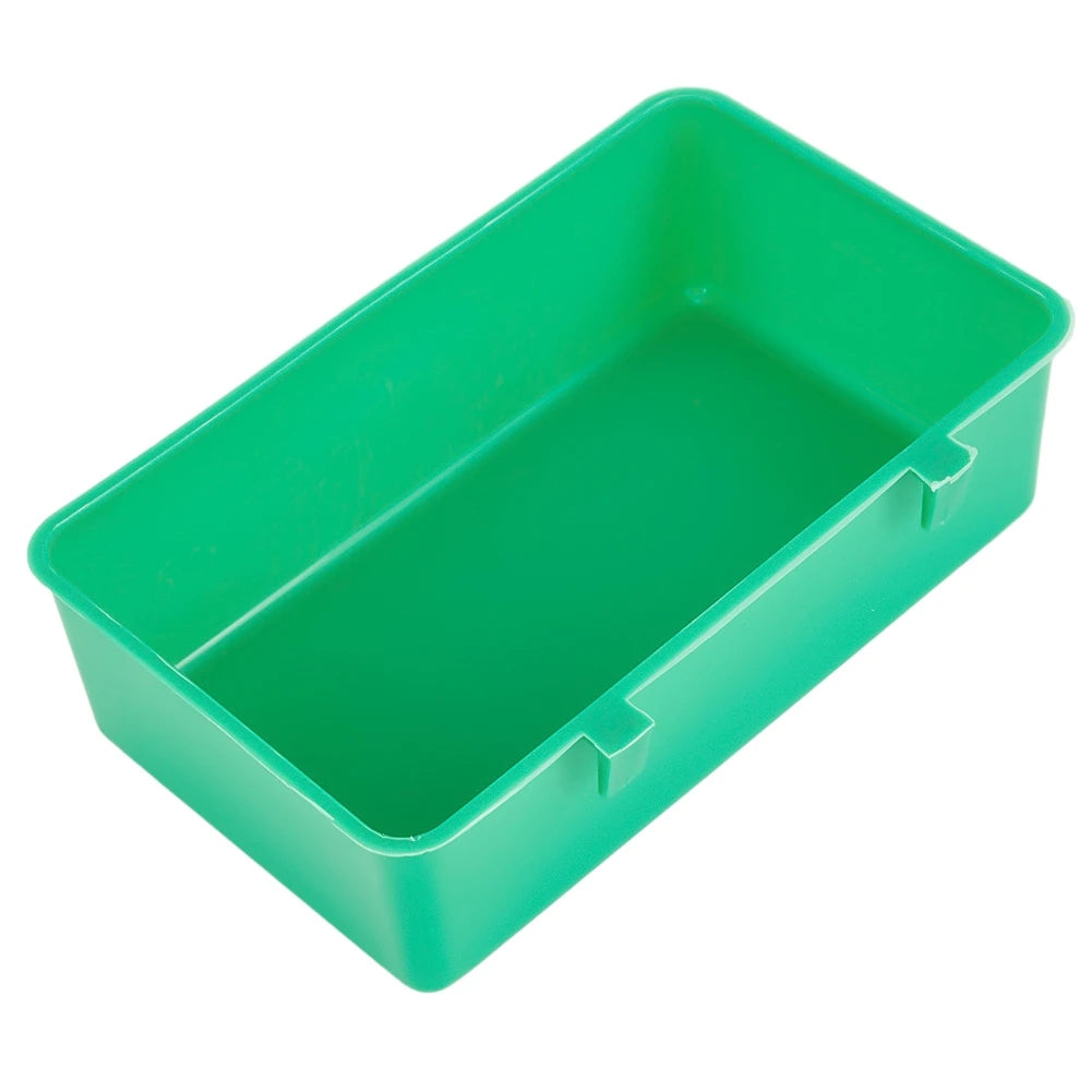 Bird Water Bath Tub Pet Bird Bowl Parrots Parakeet Birdbath Cage Hanging Plastic Bird Pigeons Cage Water Food Feeder Bird Pet