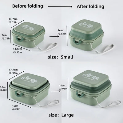 Thickened Folding Pet Bowls Outdoor
