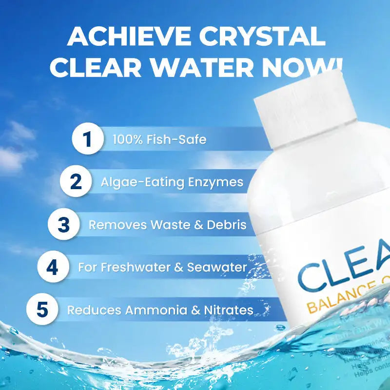 Fish Tank Water Powerful Cleaner 100ml Fish Tank Water Clarifying Agent For Cleaning Stains/Sludge /Controlling Algae Growth