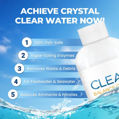 Fish Tank Water Powerful Cleaner 100ml Fish Tank Water Clarifying Agent For Cleaning Stains/Sludge /Controlling Algae Growth