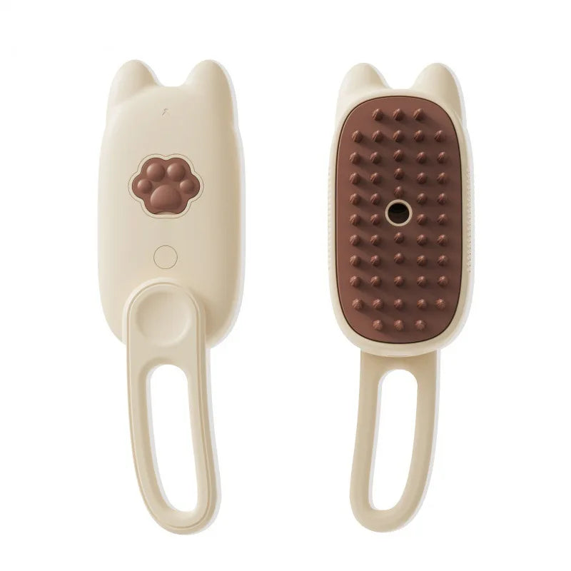 Pet Steam Brush for Cats & Dogs - No Rinse Needed