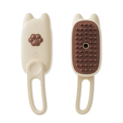 Pet Steam Brush for Cats & Dogs - No Rinse Needed