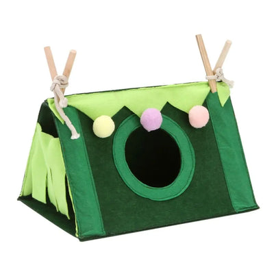 Small Pet Nest Felt Tent Rabbit Nest Hamster House Hamster Cage Large Guinea Pig Cage Guinea Pig Small Animal Bed Accessories