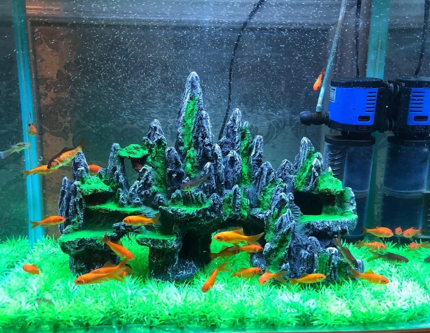 Aquarium Landscape Rockery Decoration Various Fish Tank Decorations Landscaping Decor Resin Ornaments Aquariums Accessories