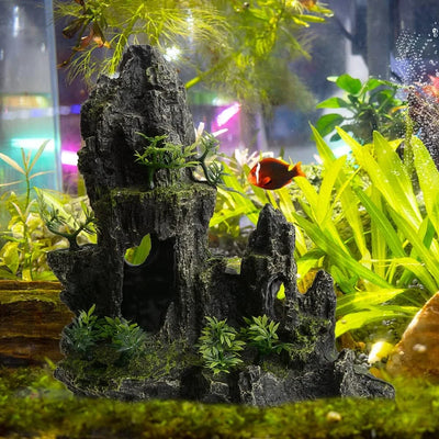 Aquarium Landscape Rockery Decoration Various Fish Tank Decorations Landscaping Decor Resin Ornaments Aquariums Accessories